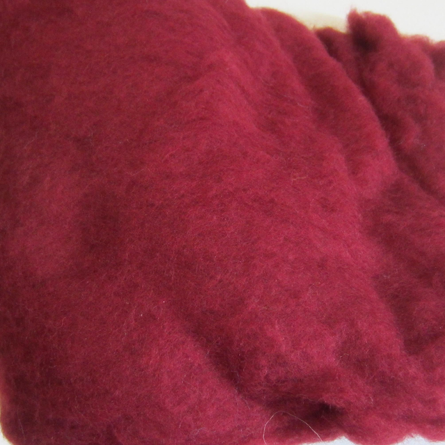 Lana cardata - (A) VINO-ROSSO (50 gr.)