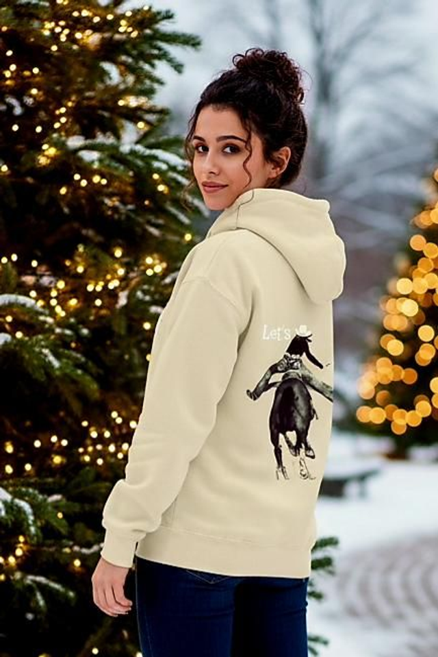 Rodeo Barn Hoodie Let's Ride 