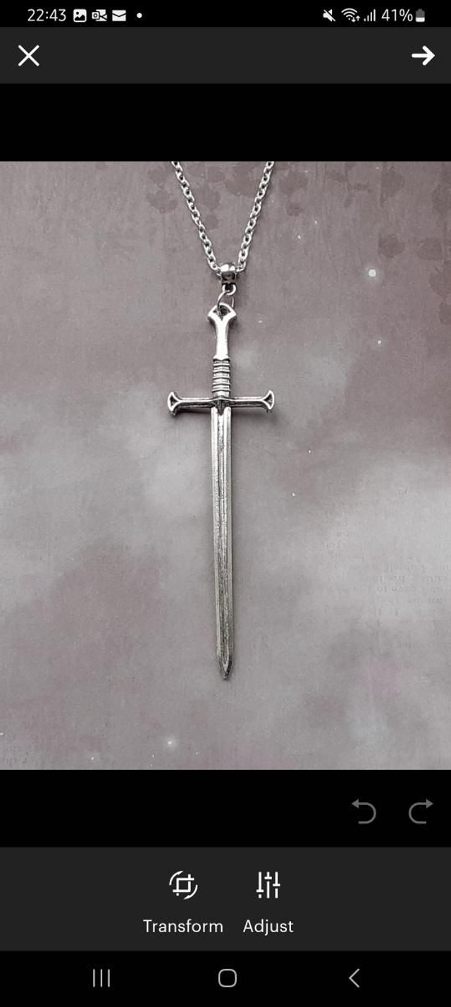 Sword Necklace - Large