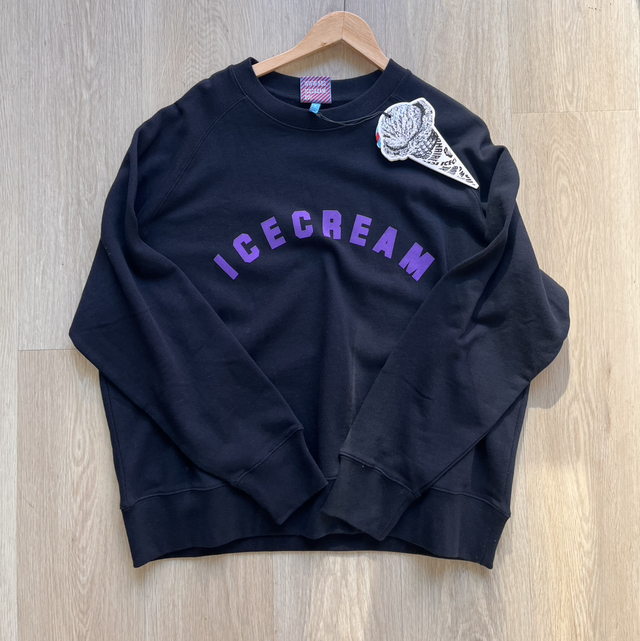 Icecream Crewneck Black Size XL - NEW
