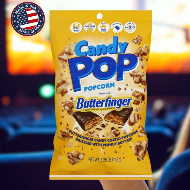 🎬 Candy PopCorn Butterfinger 🍿