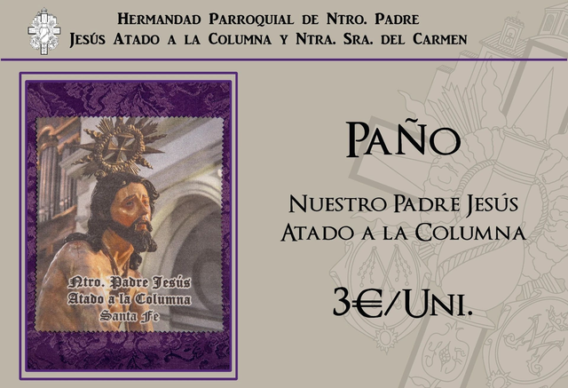 Paño Jesús Atado a la Columna