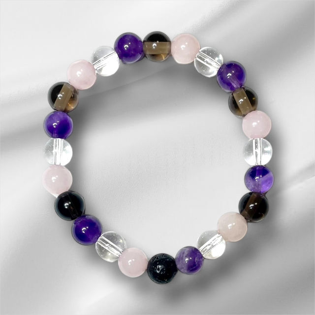 Cancer support stretch bracelet