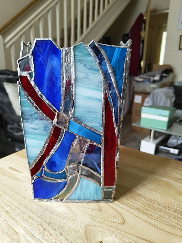 Brexit – One-Off Stained-Glass Artwork – 35 cm
