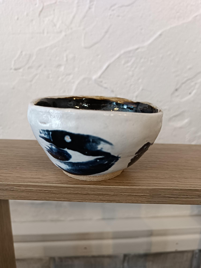 Bol carré effet pinceau BW