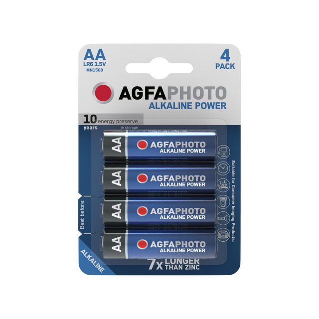 AGFA PHOTO AAA 4 piles LR03 1.5 V