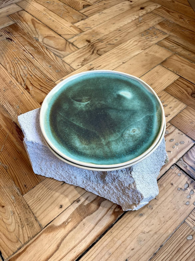 Les assiettes rondes lagon