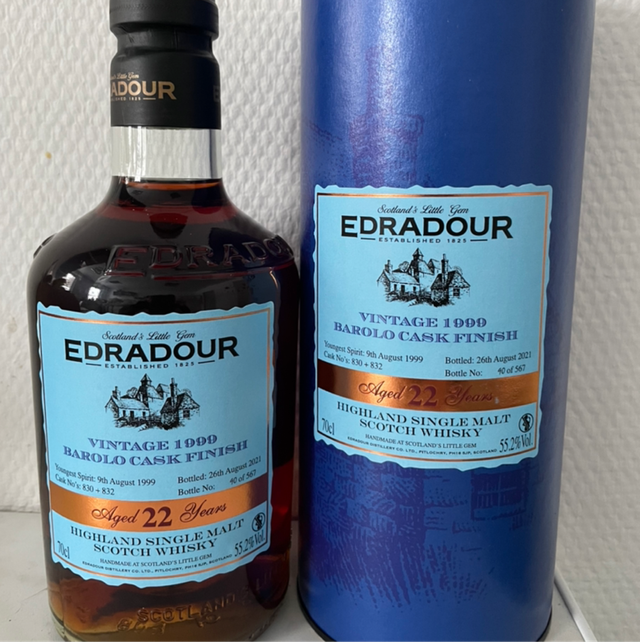 Edradour 1999/2021 -22yo- Barolo Finish 