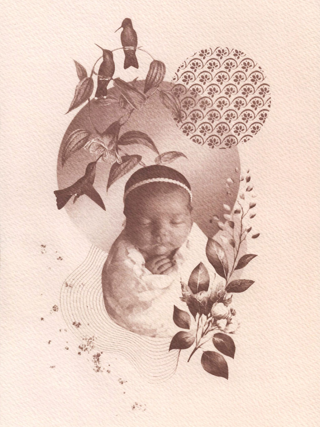 Cyanotype personnalisé - Coloris au choix