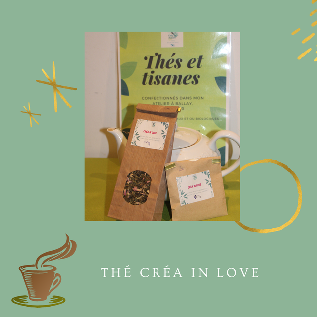 Crea In Love - Mélange thé noir thé vert (50g)