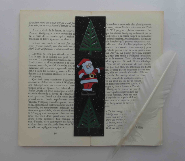 Le père noël du marque-page