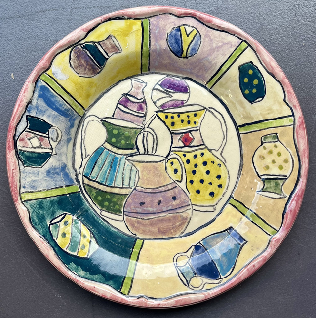 Assiette creuse - pots