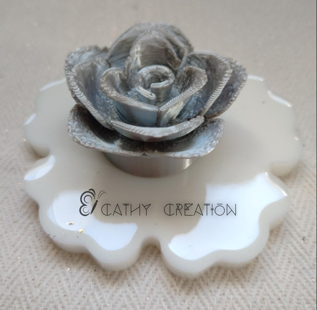 Bouchon argenté en impression 3D 