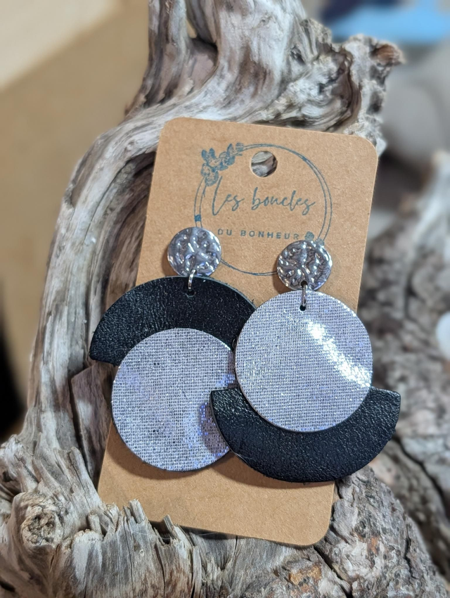 Boucles d'oreilles Collection Asymétrique as015