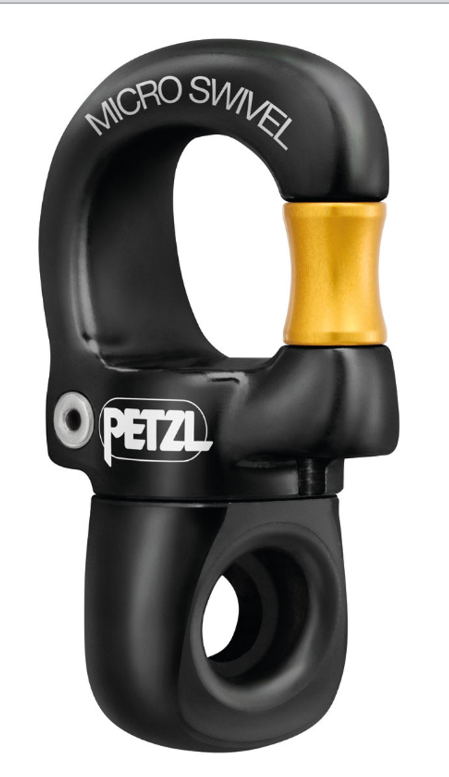 Emerillon compact et ouvrable PETZL Swivel XSO