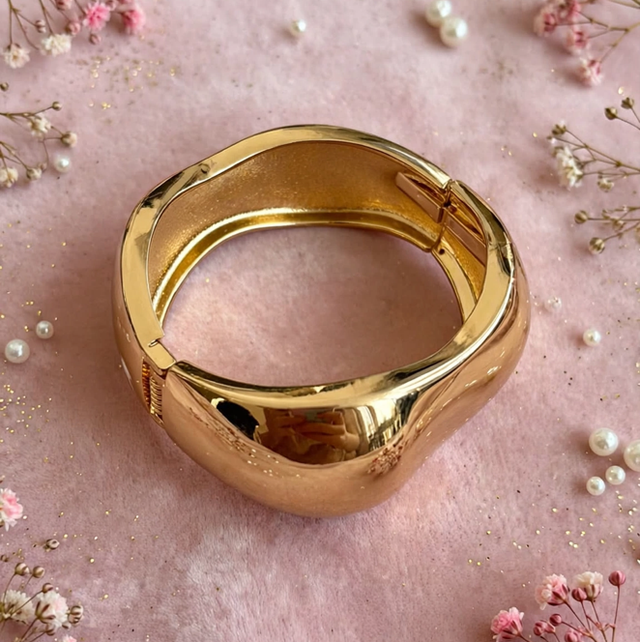 Bracciale Rigido Wave Gold