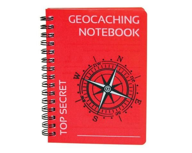 Cachequarter Original Geocaching A6 Notizbuch rot