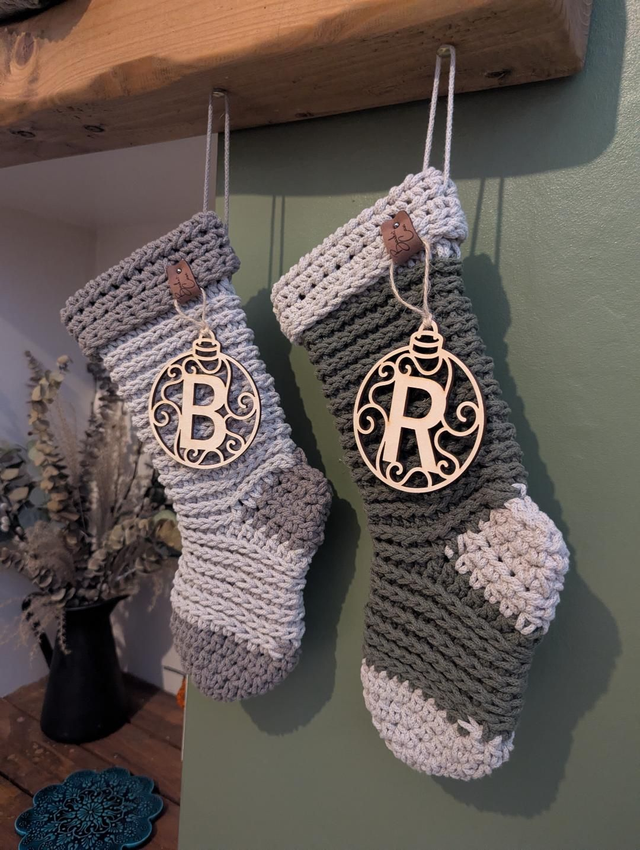 PDF Pattern / Crochet Your Own Eco - Friendly Christmas Stocking