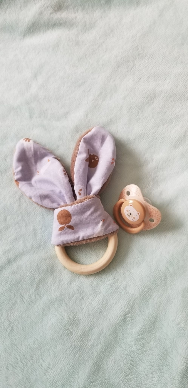 Anneau de dentition oreilles de lapin - Oie 