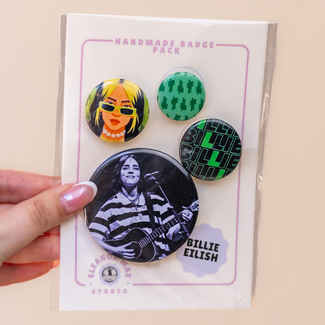 'Billie Eilish' - Badge Pack