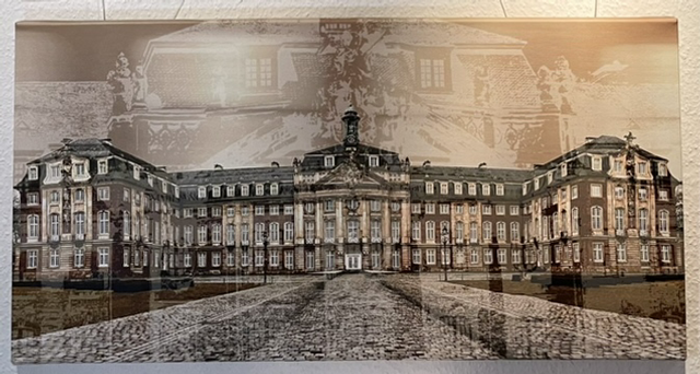 Münster Schloß - Leinwanddruck 