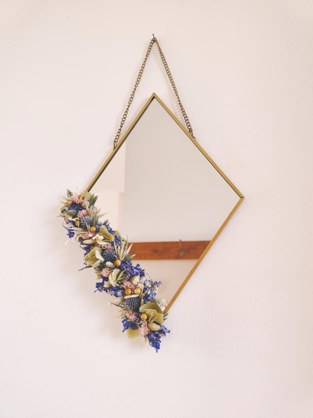 Miroir fleuri - Iris