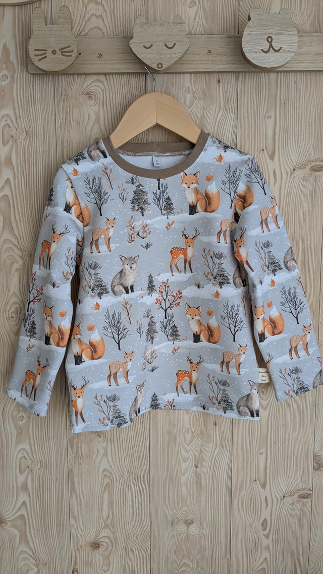 T-shirt animaux hiver