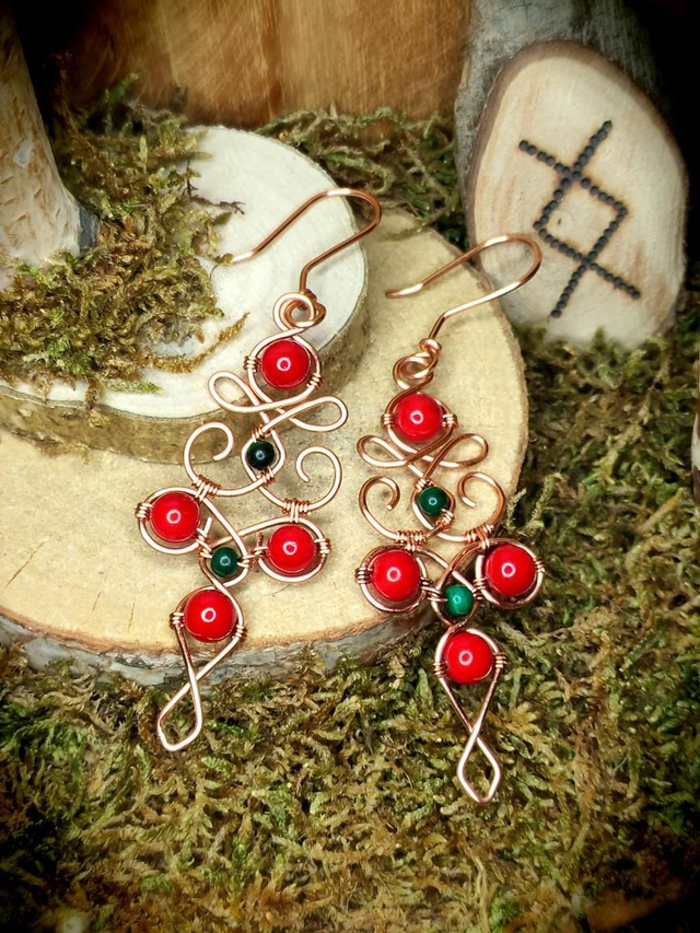 Boucles d'oreilles de "L'Orée des bois"