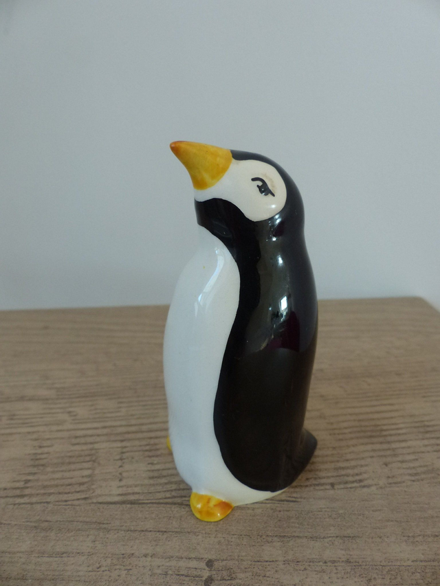 Vintage 1970 Carlton England - Poivrière Pingouin Céramique - Décoration Table Cuisine Unique, Idée Cadeau Originale - Poivrière Collector