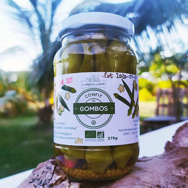 Confit de gombo bio 275g