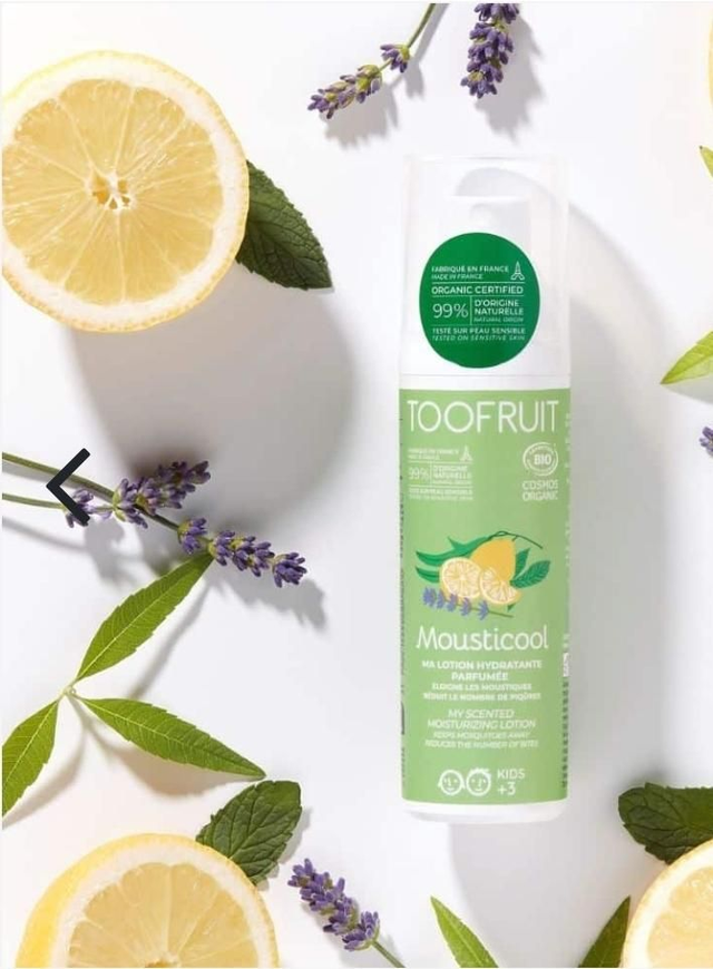 TOOFRUIT - Lotion hydratante parfumée - ANTI MOUSTIQUE - 100ml