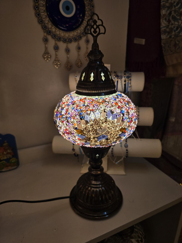 Large Mosaic Table Lamp