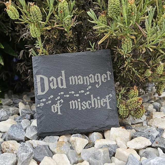 Manager Of Mischief Slate Coaster