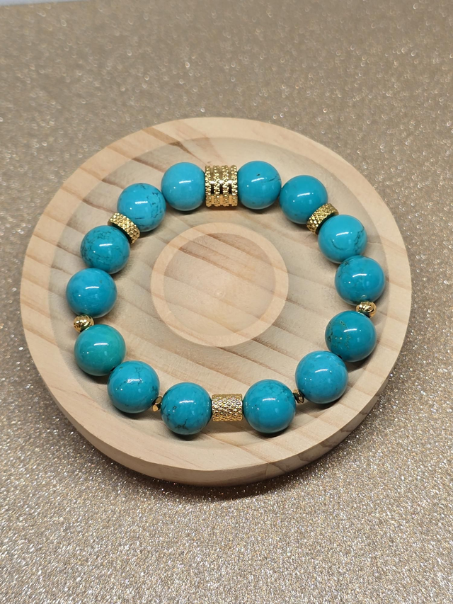Bracelet Turquoise de Chine XL en 1,2 cm