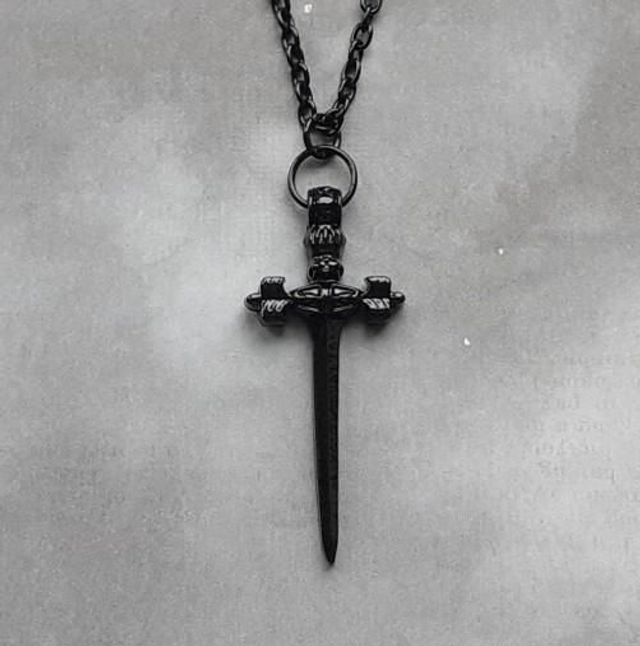 Black Sword Necklace 