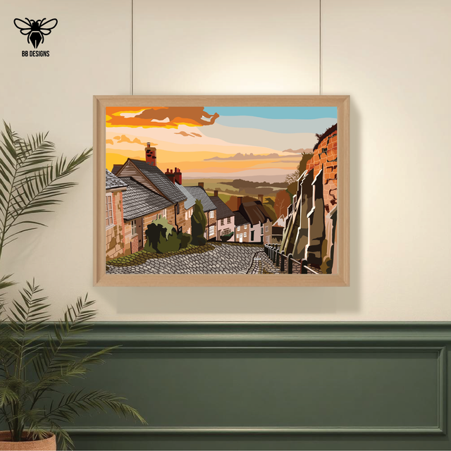 Art Print - Gold Hill