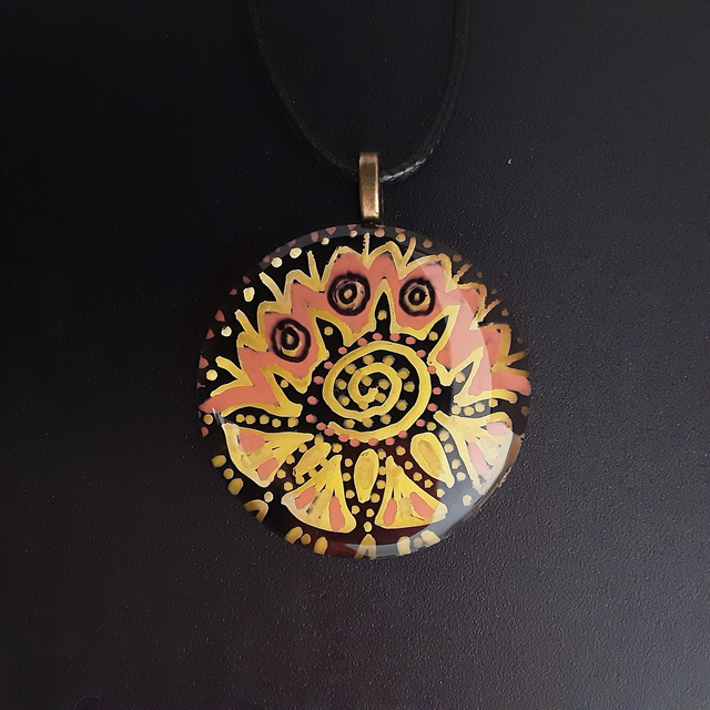 Pendentif rond collection Breizh