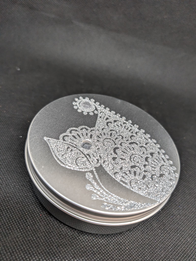 Boite inox mandala