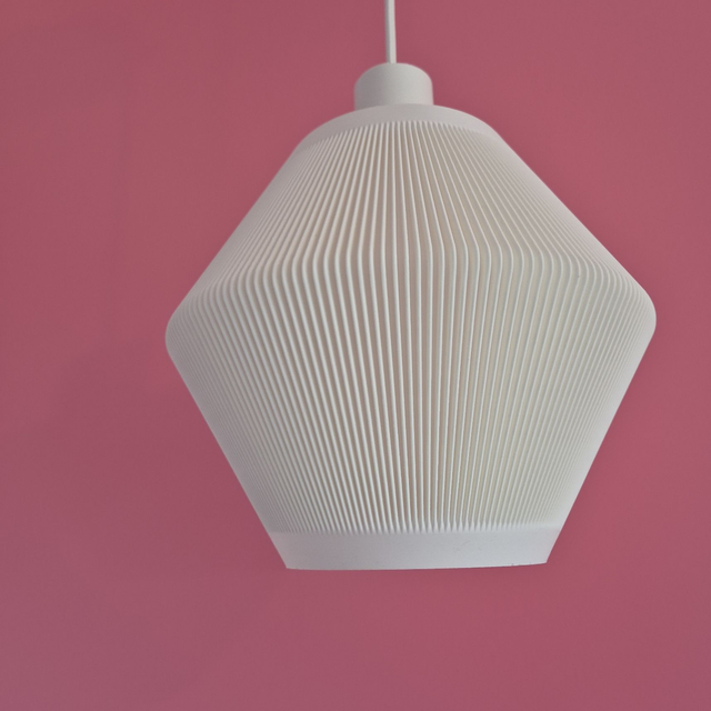 4- Abat-jour HEXA plissé Taille L