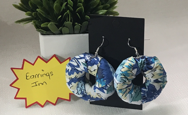 Mixed Dangling Fabric Earrings-MFE27