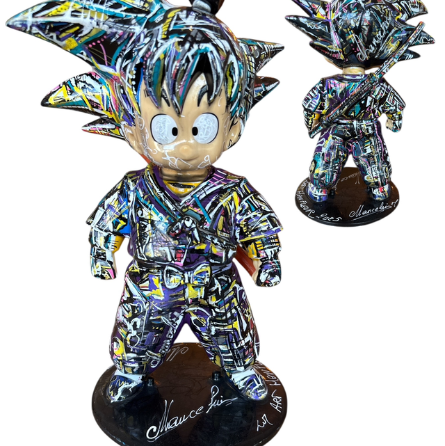 Dragon Ball Z enfant 22 cm signé Lancelin M. LM Art Honfleur