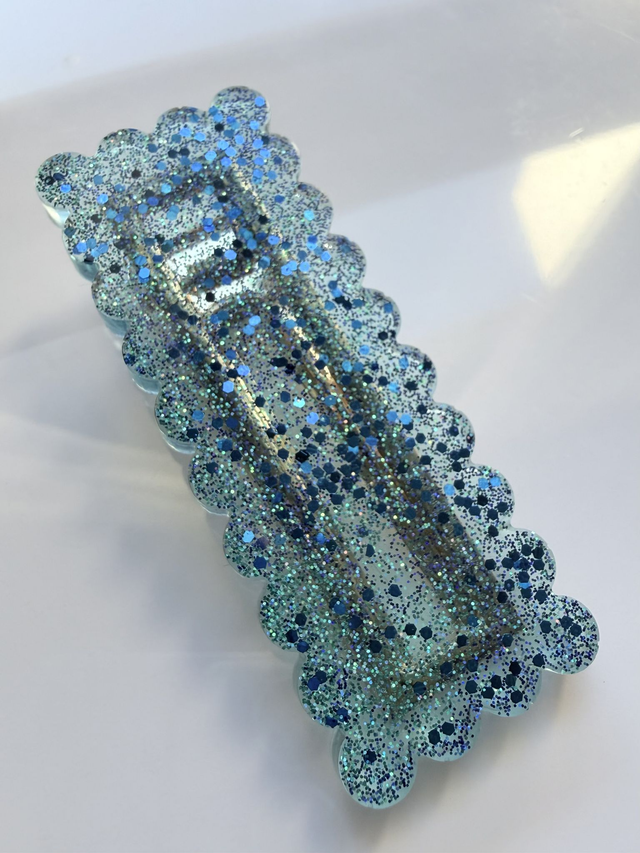 BARRETTE BLEUE 