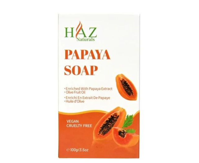 HAZ: PAPAYA SOAP 100G