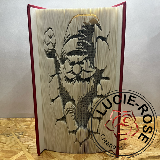 Livre sculpté "Nain"