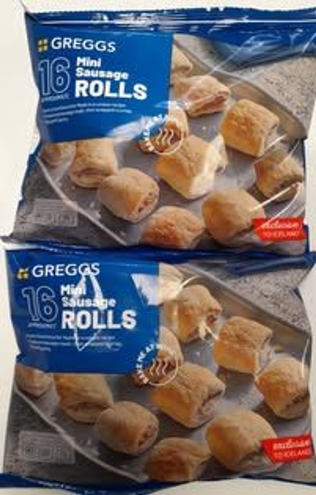 Greggs 16 Mini Sausage Rolls 433g 