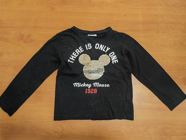 T-shirt noir Mickey 6 ans