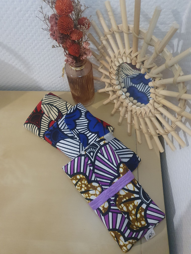 Pochette Tote bag wax à personnaliser