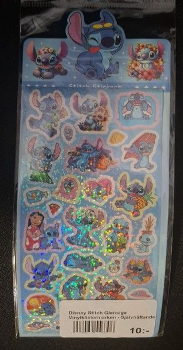 Disney Stitch Glansiga Vinylklistermärken 
