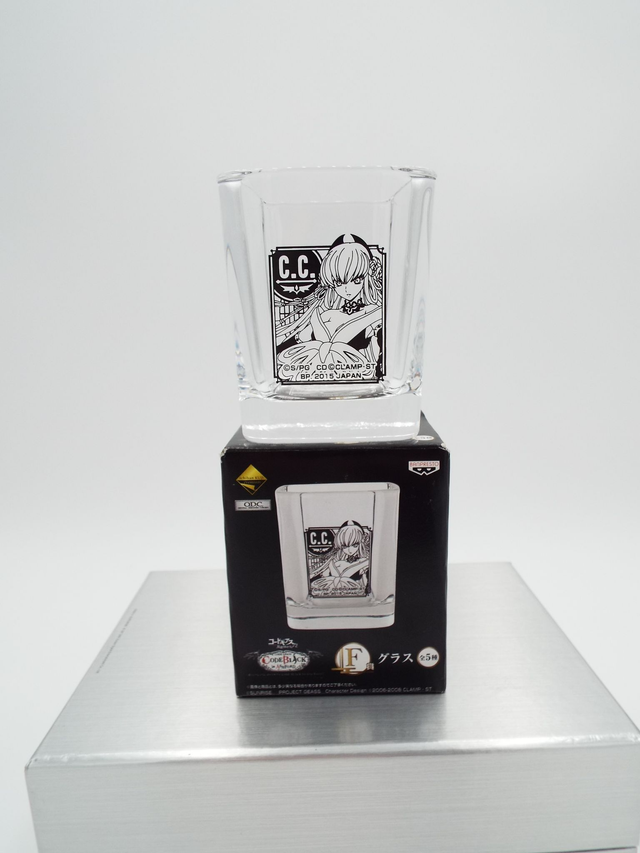 Code Geass Clamp ( Code Black in Ashford ) C.C. Glass Official Japanese release
