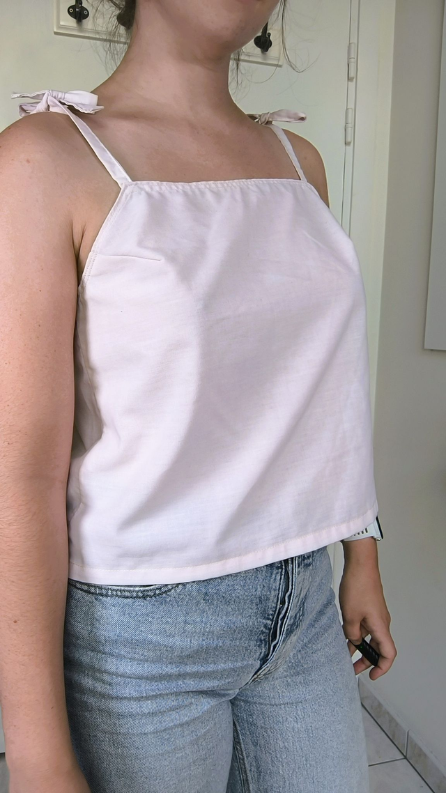 Top beige rose clair - Taille 1 & 2